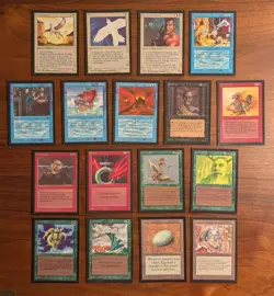 COLLECTORS' EDITION Lot (17 Cards) - Magic The Gathering MTG - Vintage English - Image 1