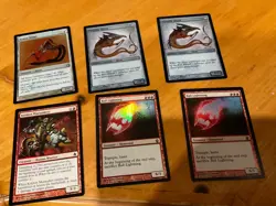 6x MTG Commander rares, mythic, and foils Mixed lot MN to good condition - Image 1