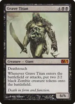 Grave Titan Magic 2011 MP MTG - Image 1