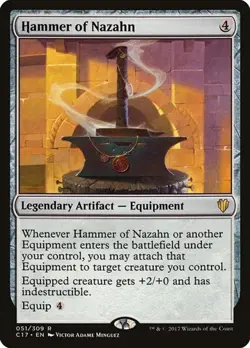 Hammer of Nazahn Commander 2017 MP MTG - Image 1