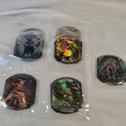 MAGIC THE GATHERING RELIC TOKEN LOT OF 7 TOKENS(ELF, DINO, MERFOLK, AND WURM)MTG - Image 2