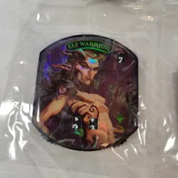 MAGIC THE GATHERING RELIC TOKEN LOT OF 7 TOKENS(ELF, DINO, MERFOLK, AND WURM)MTG - Image 5