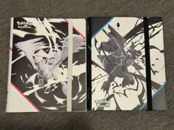 Pokemon Black Bolt & White Flare BINDER ONLY - 2 Binders - NEW - No Packs - Image 1