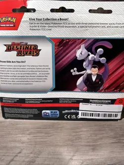 Brand New Pokemon Destined Rivals 3 Packs Blister Kangaskhan Rare Sealed TCG - Image 5