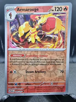 Armarouge 044/197 Sv03: Obsidian Flames Reverse Holo Pokemon Tcg - Image 1