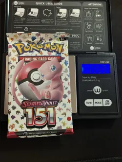 HeavyU 22.69g Pokemon 151 Booster Pack 🔥🔥 Weighed Factory Sealed New SEALED - Image 1