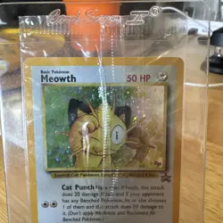 2000 Pokemon #10 Meowth Game Boy Black Star Promo Sealed in Original Wrapper - Image 2