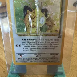 2000 Pokemon #10 Meowth Game Boy Black Star Promo Sealed in Original Wrapper - Image 3