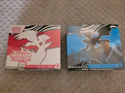 POKEMON SCARLET & VIOLET BLACK BOLT & WHITE FLARE ETB ELITE TRAINER BOXES SEALED - Image 1