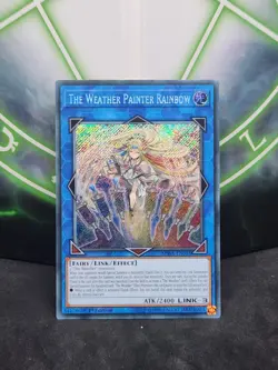 Yugioh The Weather Painter Rainbow SPWA-EN035 Secret Rare 1st Edition LP - Image 1