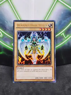 Yugioh Dunames Dark Witch LCJW-EN084 Ultra Rare 1st Edition MP - Image 1