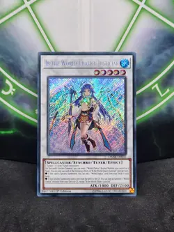 Yugioh Ib the World Chalice Justiciar DANE-EN035 Secret Rare 1st Edition NM - Image 1