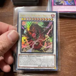 Yugioh Alliance Insight - Snake-Eyes Vengeance Dragon - Ultra Rare - ALIN-EN040 - Image 1