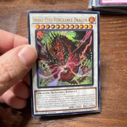 Yugioh Alliance Insight - Snake-Eyes Vengeance Dragon - Ultra Rare - ALIN-EN040 - Image 3