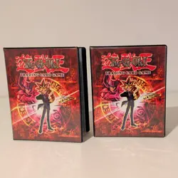 Yu-Gi-Oh Vintage Collection Binder Trading Game Card Sleeves Book 1996 Lot of 2 - Image 2