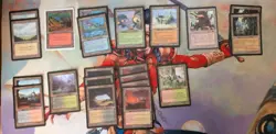 Old school Premodern Magic the Gathering Card Lot Lands 21 Cards - Image 1