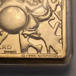 NINTENDO CHARIZARD LIMITED EDITION 23K GOLD PLATED TRADING CARD - Image 2