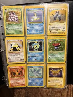 Vintage Pokemon Card Binder 150+ Cards - Image 1