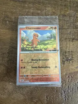 Charmander 004/165 Pokemon 151 EB Games Stamped Promo Pokemon Card Sealed - Image 1