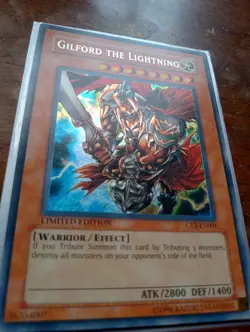 YuGiOh Cards - Gilford the Lightning - CT2-EN001 - Lightly played - Image 3
