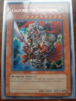 YuGiOh Cards - Gilford the Lightning - CT2-EN001 - Lightly played - Image 5