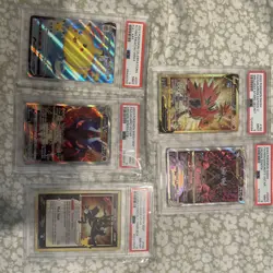 5 PSA Graded Pokemon Card Slab Lot - Image 1