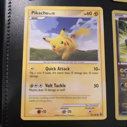 Vintage Pokemon NM 9 Card Lot Pikachu, Lv. X Psyduck Lot Read - Image 2