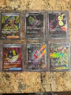 6x Pokemon Japanese Card Lot Trainer SR EX Holo Team Rocket Mimikyu - Image 1