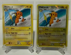 Pokemon Raichu - 3/17 - POP Series 2 Card Lot Base/Rev Holo - LP/HP (See Desc) - Image 1