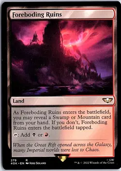 Foreboding Ruins R Universes Beyond: Warhammer 40,000 279 LP Magic - Image 1