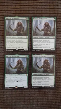 Magic: the Gathering / MtG Marwyn, the Nurturer x4 Mixed Sets - Image 1