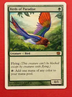 Mtg 8th Edition - Birds of Paradise - NM - Image 1