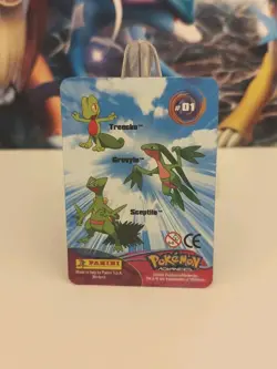 Pokemon Treecko Panini Lenticular Card Grovyle Sceptile Advanced Generation 2004 - Image 4