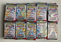 (100x) Pokemon TCG: Prismatic Evolutions Booster Packs Lot As Shown - Image 2