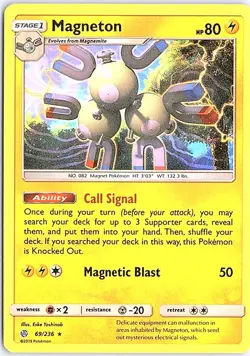 Magneton Holo Rare SM - Cosmic Eclipse 69/236 NM Pokemon - Image 1