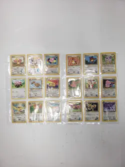 Lot Of 18 Mixed Pokemon Cards Farfetch’d Hoothoot Scratch Sentret Lickitung - Image 1