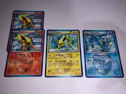 Pokemon Flareon/Jolteon/Vaporeon 12,20,34/116 Plasma Freeze NM/M - Image 1