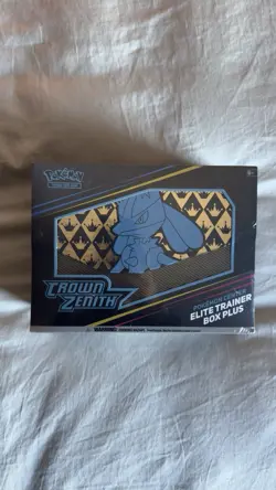 Pokemon Center Exclusive Crown Zenith ETB Elite Trainer Box Plus New Sealed - Image 1