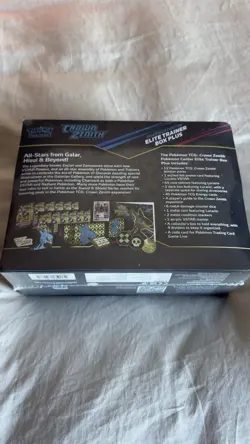 Pokemon Center Exclusive Crown Zenith ETB Elite Trainer Box Plus New Sealed - Image 5