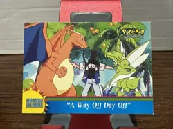 Topps Pokemon Orange Islands Series 3 A Way Off Day Off #OR15 Blue Logo - Image 1