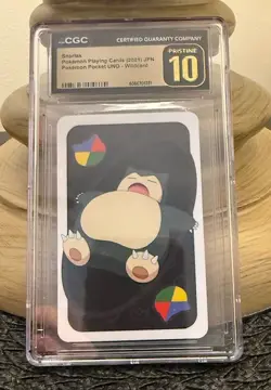 2020 UNO POKEMON SNORLAX ASIA BACK-WILD-SNORLAX TRAFFIC - CGC Prestine 10 - Image 1