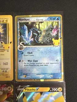 Pokemon Celebrations Lot 5 Promo Blastoise Pikachu Toxtricity Mimikyu READ - Image 5