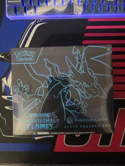Phantasmal Flames Pokemon Center Exclusive ETB Elite Trainer Box New Sealed - Image 1
