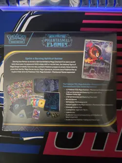 Phantasmal Flames Pokemon Center Exclusive ETB Elite Trainer Box New Sealed - Image 2