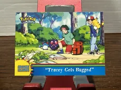 2000 Topps Pokemon TV Animation Series 3 Tracey Gets Bugged #OR14 - Image 1