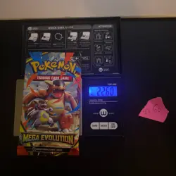 22.60g VERY HEAVY Mega Evolution Pokemon Sealed Booster Pack New SIR/HRU - Image 1