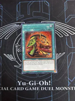 Yugioh Pot Of Extravagance RA01-EN059 Secret Rate No Name No Imprint Misprint - Image 1