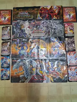 Konami Yu-Gi-Oh! TCG Structure Deck, Playmat & Binder Lot. Yugioh - Image 1