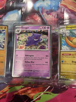 Small Gengar Swirl (pic) Pokemon TCG: 151 Cosmos Holo Set Promos-4 Card Set - Image 4