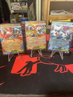 HUGE Lot of 9 Mega EX RARE Pokemon cards. - Image 4